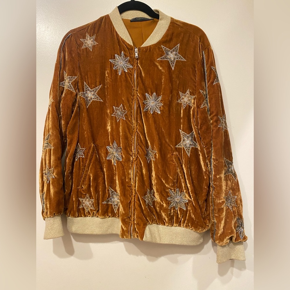 Gold embroidered star jacket
